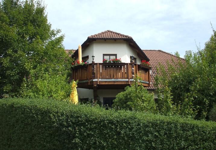 unsere südliche Hausansicht