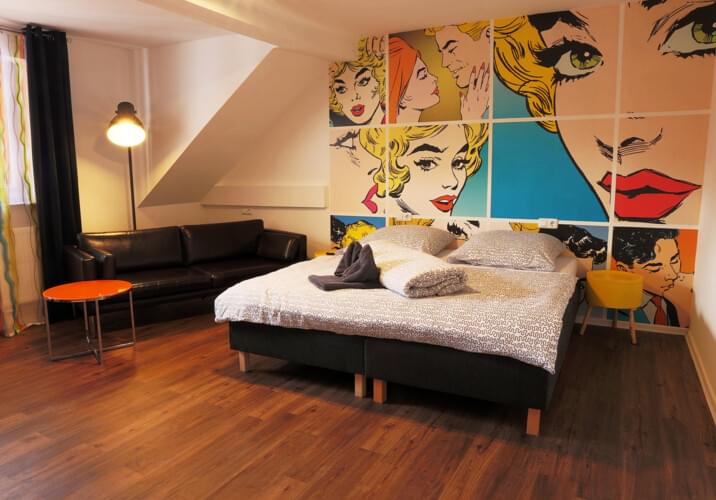 Komfortzimmer (Bsp. Pop-Art)