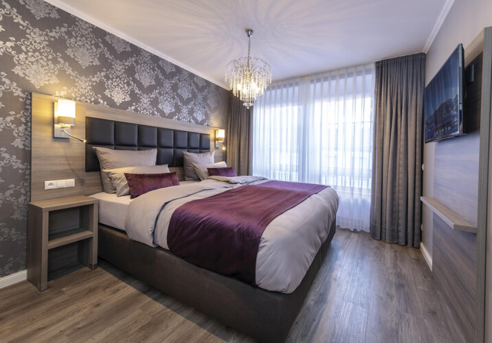 Schlafzimmer Kingsize-Apt.