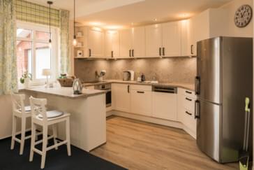 Monteurzimmer in Alt Duvenstedt - Bett & Kök bi Petersen