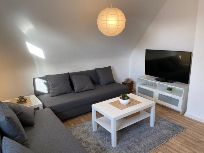 Wohnzimmer m. zwei Schlafcouch