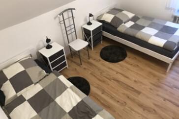 Monteurzimmer in Zeitlarn - Monteurwohnung mit zwei Schlafzimmern und Einzelbetten