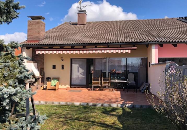Terrasse mit Blick auf den Gar