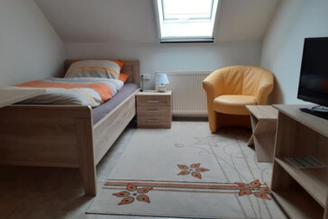 Monteurzimmer in Hahnbach - Ferienwohnung Weiß - Einzelzimmer / Doppelzimmer