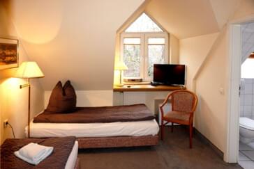 Einzelbetten im Doppelzimmer