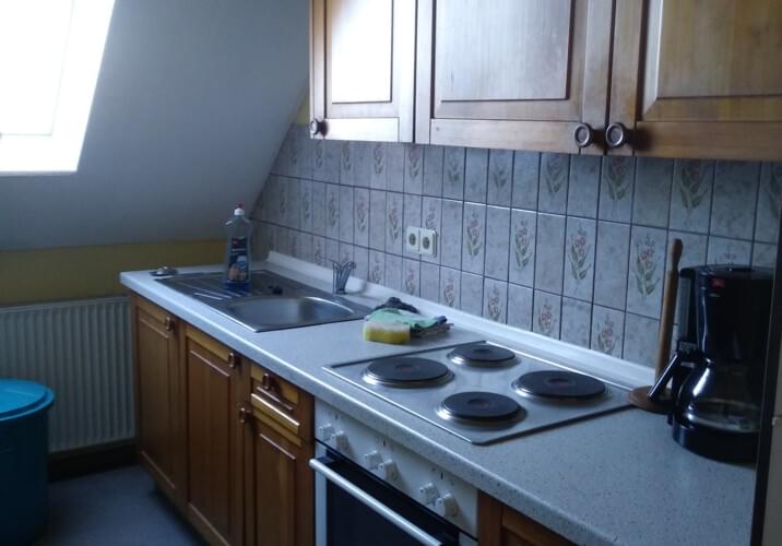 Küche große Wohnung