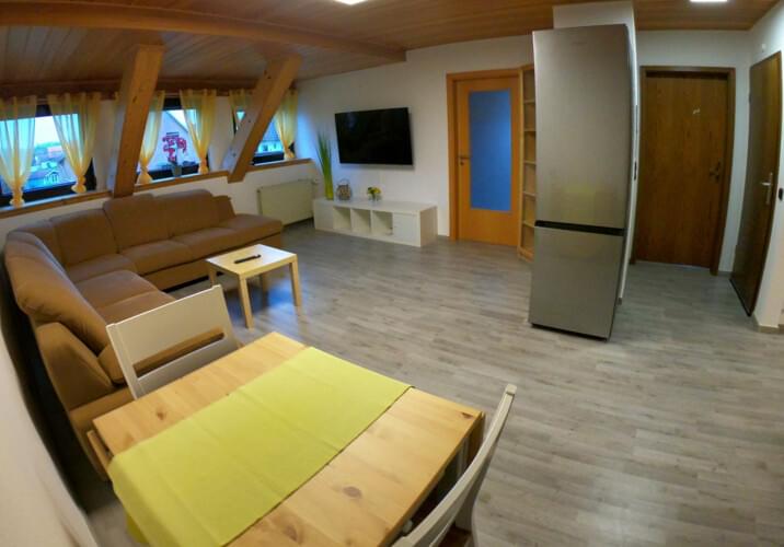 Wohnzimmer Große Wohnung