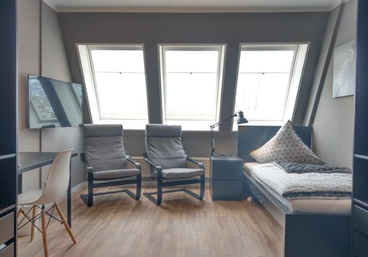 Schlafzimmer mit Einzelbetten