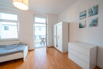 Monteurzimmer in Fürstenwalde - Monteurwohnung Nikola in Fürstenwalde (Waschmaschine, Balkon)