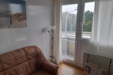 Blick auf den Balkon