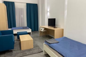 Zweibettzimmer Wohnung mit Küc