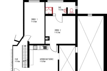 Monteurzimmer in Hüffenhardt - Monteurparadies Hüffenhardt - bis zu 12 Personen