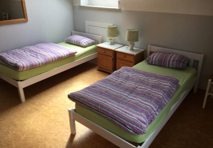 Schlafzimmer Nr.1, 2 x  Betten