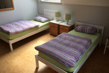 Schlafzimmer Nr.1, 2 x  Betten