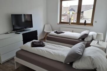 1.Schlafzimmer mit 2 Einzelbet