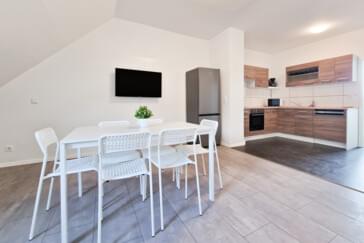 Küche mit Spülmaschine