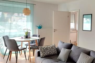 Monteurzimmer in Sachsen - Großröhrsdorf - Business & Relax Apartment Senf Großröhrsdorf, W-LAN, Kostenloser Parkplatz, für 3 Personen