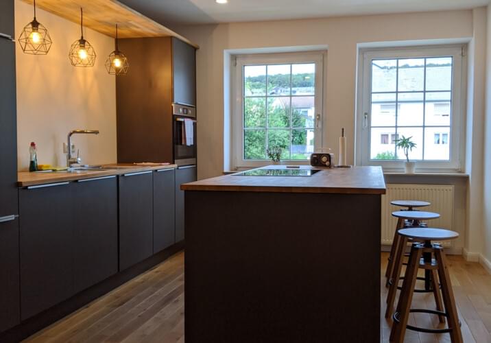 Küche Wohnung Stadtblick 