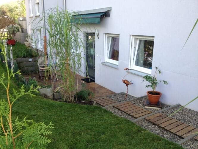 separater Eingangsbereich