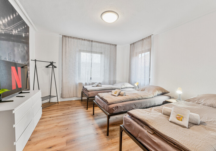Apartment1 mit 8 Einzelbetten