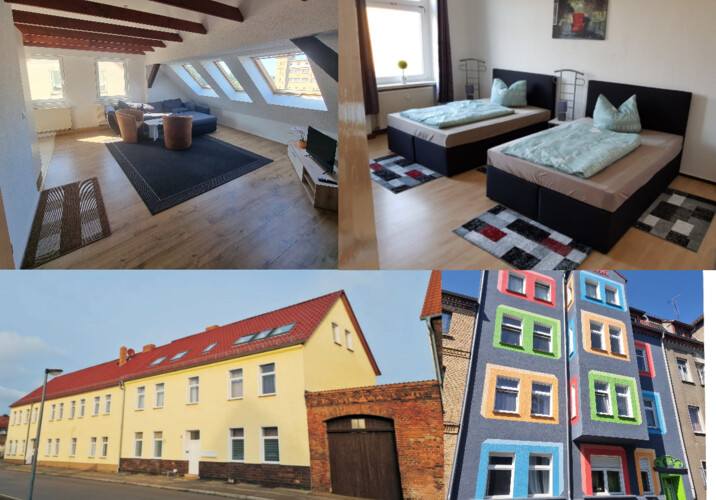 2 Häuser, 11 Wohnungen, 40 Bet