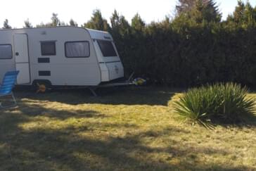 Monteurzimmer in Rüdersdorf - Beheizter Wohnwagen am See 20 Min. von Berlin