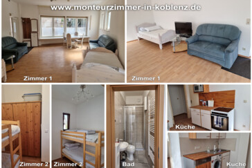Monteurzimmer in Koblenz - Monteurwohnung Koblenz - Bubenheim