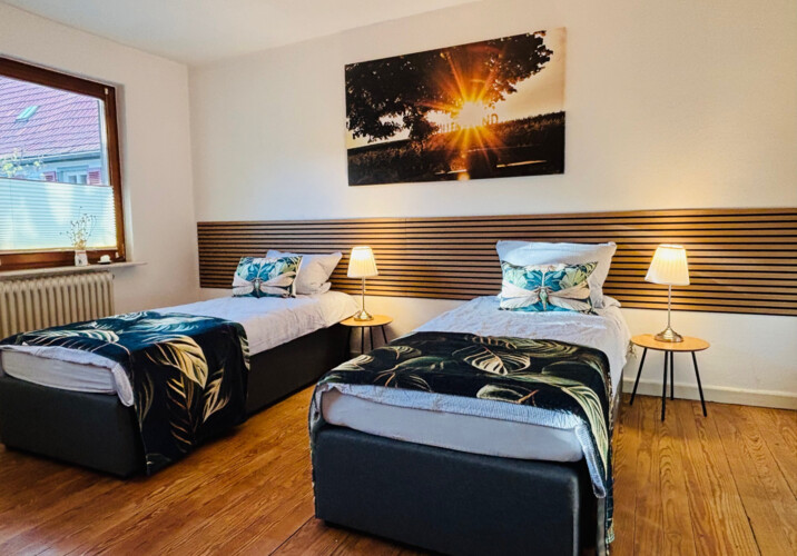 Schlafzimmer 1 mit Smart Tv