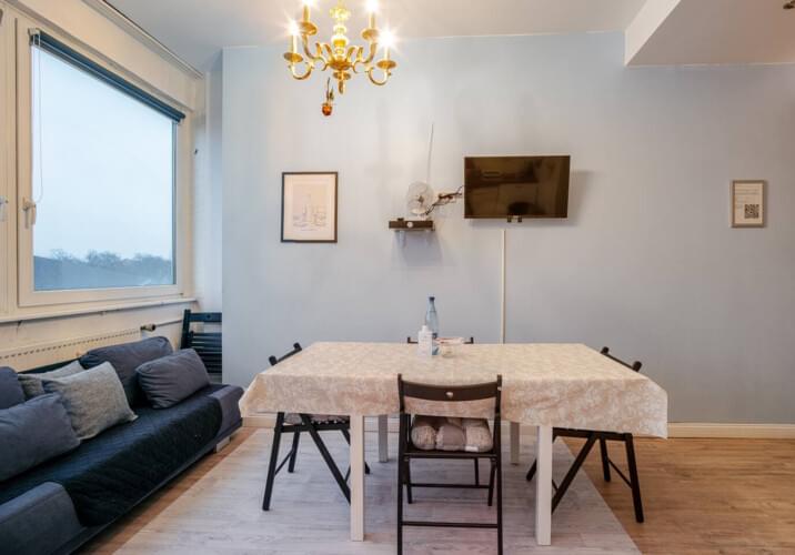 Wohnzimmer+Küche 3 Zi Apart