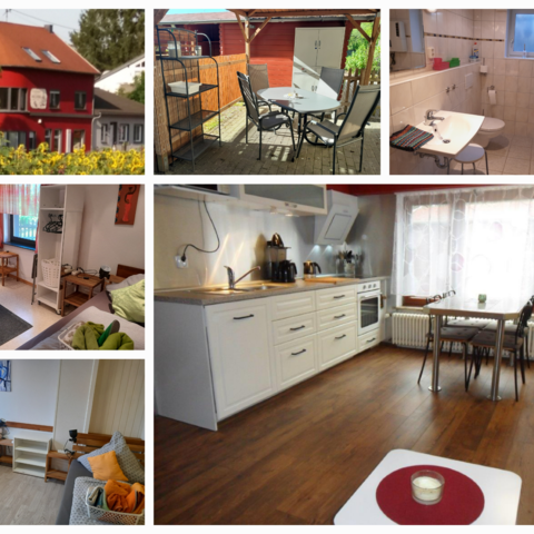 Monteurzimmer in Losheim - Wohnung Asterix bis 4 Pers. - 2 Schlafzimmer - zwischen Merzig und Losheim - weitere Unterkünfte verfügbar!