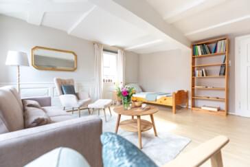 Wohnzimmer mit 2 Schlafplätzen