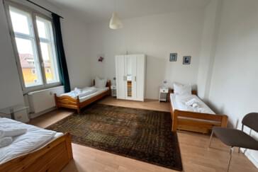 Zimmer mit 3 Einzelbetten