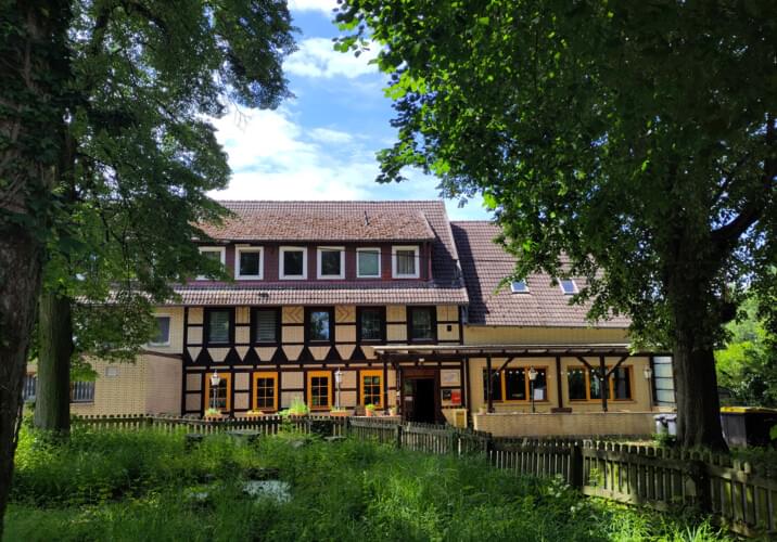 Blick auf das Gästehaus LieNa