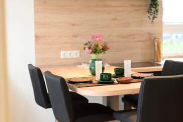 Monteurzimmer in Zeulenroda - Neugebautes Häuschen für Langzeitmieter mit Klimaanlage und Fußbodenheizung am See