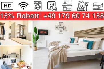 hochwertig eingerichtete 2-Rau