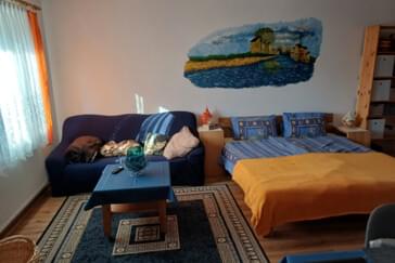 Schlaf- und Wohnbereich