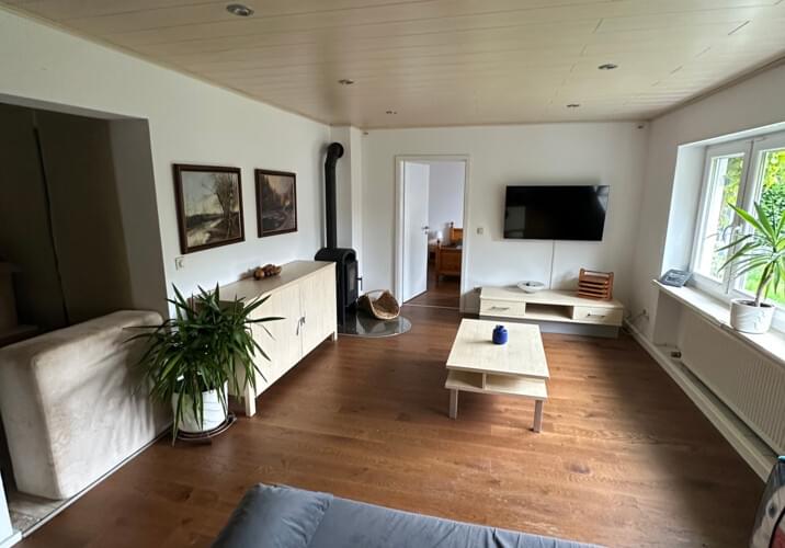 Wohnzimmer mit Couch auch als 