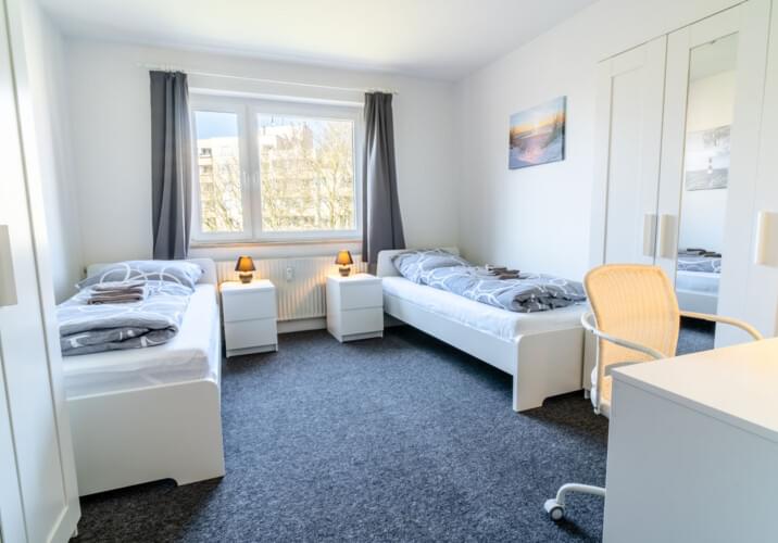 helles Doppelzimmer
