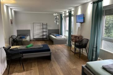 Monteurzimmer in Burglengenfeld - OhPardon! BLF: 3 Monteurwohnungen / Einzelbetten / Küche+Bad / Garten