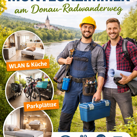 Monteurzimmer in Mengen - DonauRadweg Apartment Stay & Work
