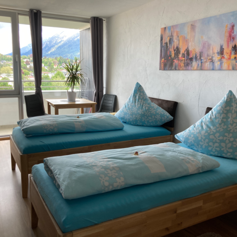 Monteurzimmer in Bad Reichenhall - Privates Alpenpanorama -  Bad Reichenhall