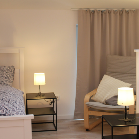 Schlafzimmer 2, mit Smart-TV