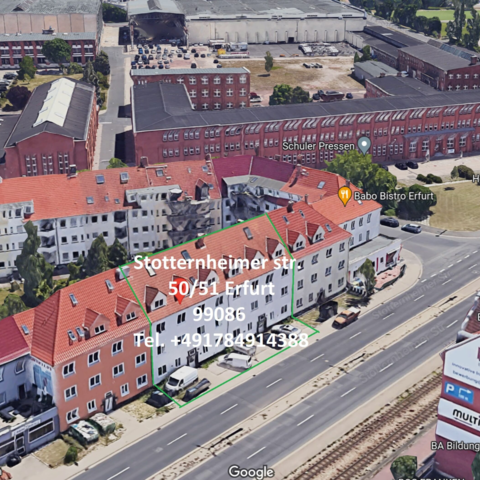 Monteurzimmer in Erfurt - 18 x möblierte Apartments Ferienwohnungen Monteurunterkunft Erfurt