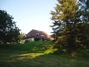 Blick auf das Haus