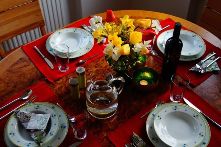 Nach der Arbeit gutes Essen