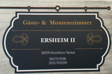 Monteurzimmer in Hirschhorn - Ersheim II