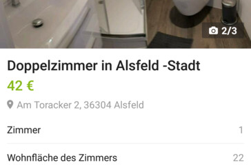 Single wohnung alsfeld
